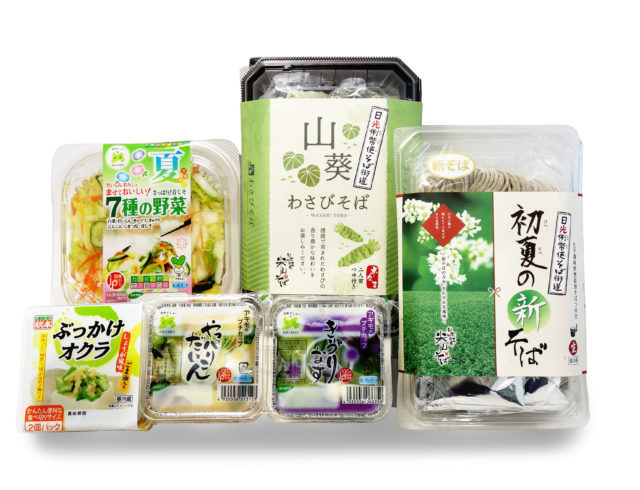 夏のさわやか蕎麦セット