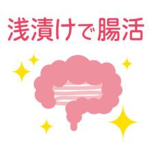 浅漬けで腸活